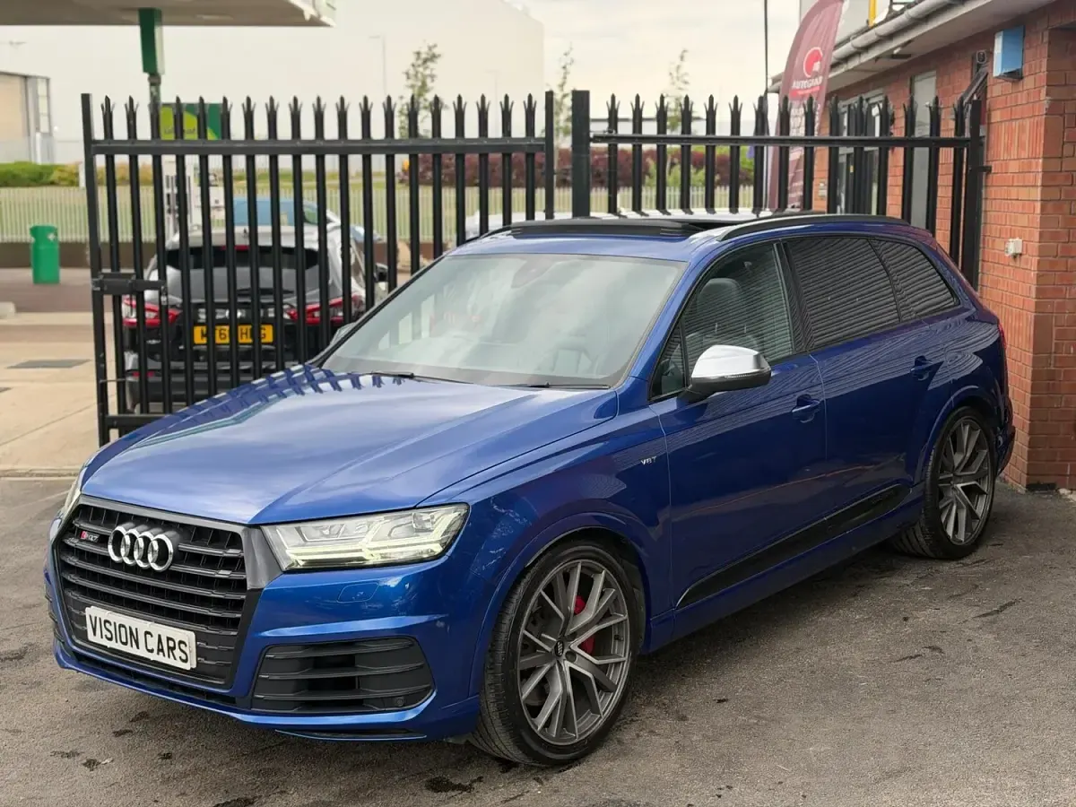 Used Audi SQ7 Advanced 435 HP (319 kW) 2017 Blue SUV