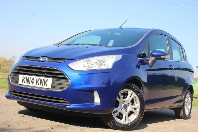Used Ford B-MAX Zetec 100 HP (73 kW) 2014 Blue MPV