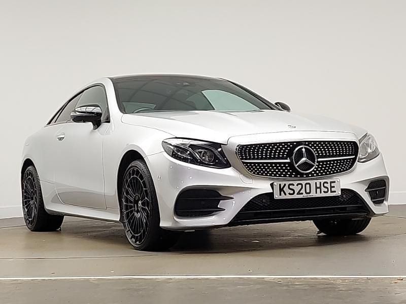 Silver Used 2020 Mercedes E400 AMG Line Premium Plus Coupe | £26,498 (Super price) - Image 1/4
