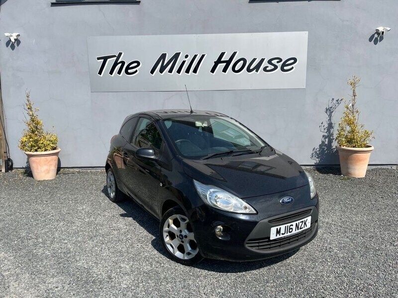Black Used 2016 Ford Ka Zetec Hatchback | £3,549 (Good price) - Image 1/4