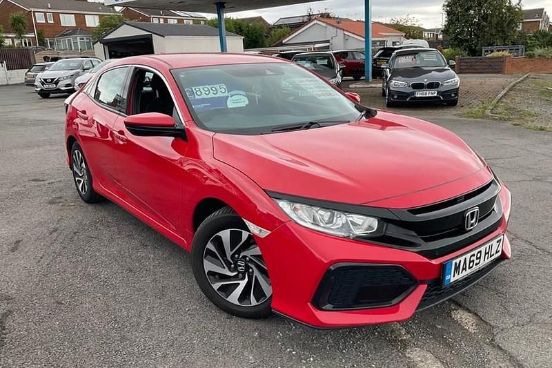 Red Used 2019 Honda Civic SE Hatchback | £8,995 (A bit pricey) - Image 1/1