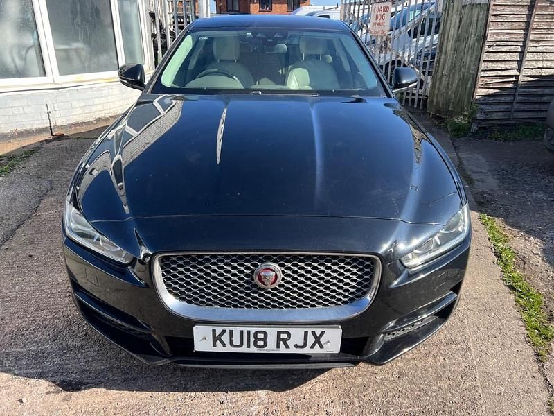 Black Used 2018 Jaguar XE Ingenium Sedan | £8,295 (Good price) - Image 1/4