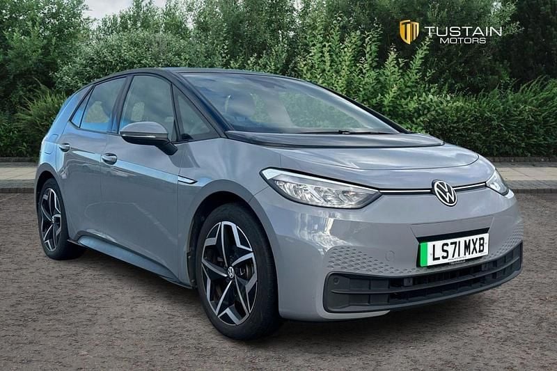 Grey Used 2021 VW ID.3 Pure Hatchback | £14,499 (Fair price) - Image 1/4