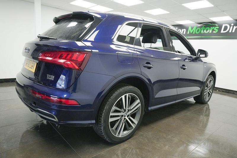 Used Audi Q5 S-Line 252 HP (185 kW) 2018 Blue SUV