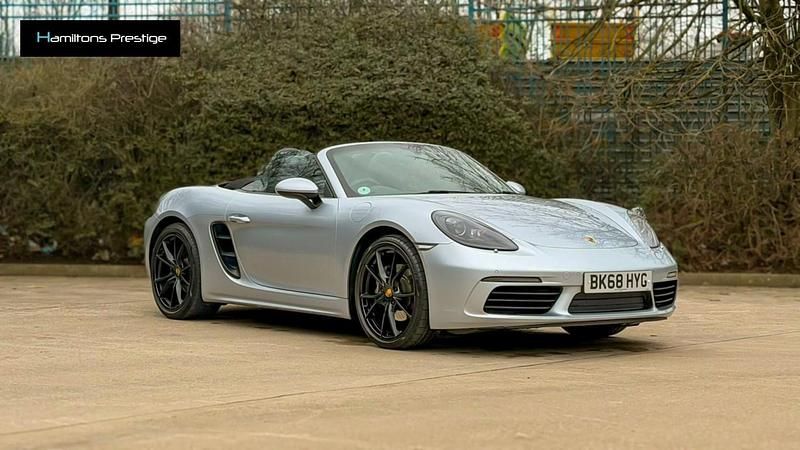 Used Porsche 718 Boxster 300 HP (220 kW) 2018 Silver Cabriolet
