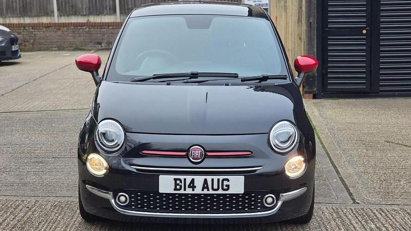 Used Fiat 500 Red 2022 Black Hatchback