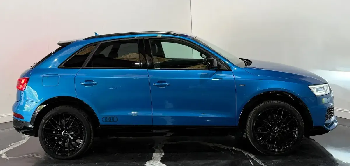 Used Audi Q3 Black Edition 180 HP (132 kW) 2018 Blue SUV