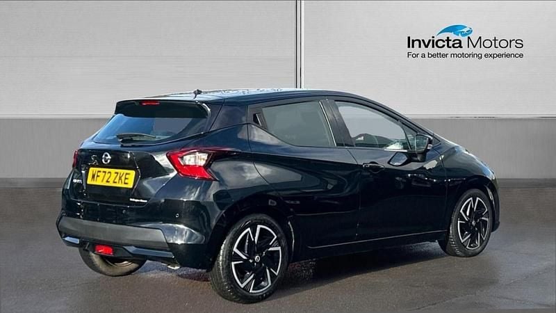 Used Nissan Micra Acenta 92 HP (67 kW) 2022 Black Hatchback
