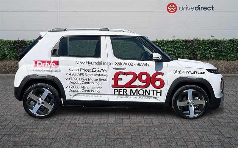 Used Hyundai Inster 85 kW (116 HP) 2025 Special solid  atlas white Hatchback