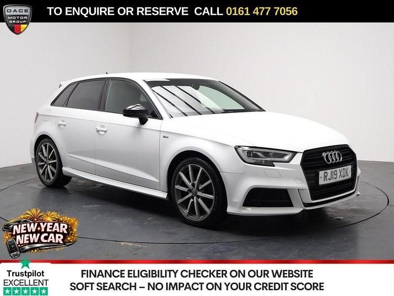 White Used 2019 Audi A3 Sportback Black Edition Hatchback | £14,470 (Fair price) - Image 1/3