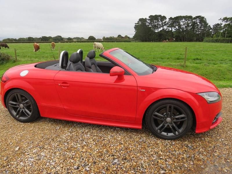Used Audi TT S-Line 184 HP (135 kW) 2014 Red Cabriolet