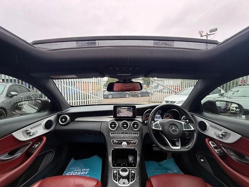 Used Mercedes C200 AMG line 184 HP (135 kW) 2017 Silver Coupe