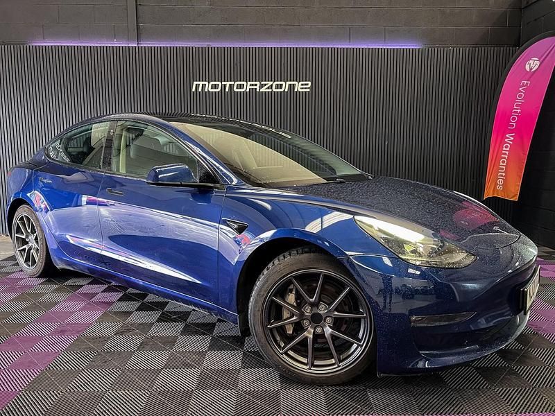 Used Tesla Model 3 Long Range AWD 366 kW (498 HP) 2021 Blue Sedan