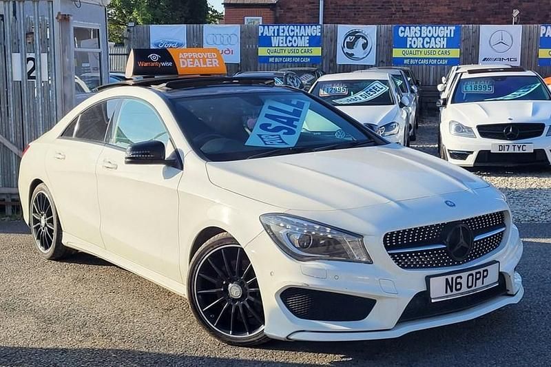 White Used 2014 Mercedes CLA220 AMG Sedan | £8,495 (Expensive) - Image 1/1