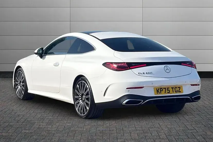 Used Mercedes CLE200 AMG Line Premium Plus 223 HP (164 kW) 2025 Polar white Coupe