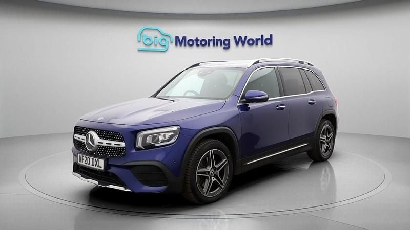 Used Mercedes GLB200 AMG line 148 HP (108 kW) 2020 Blue SUV