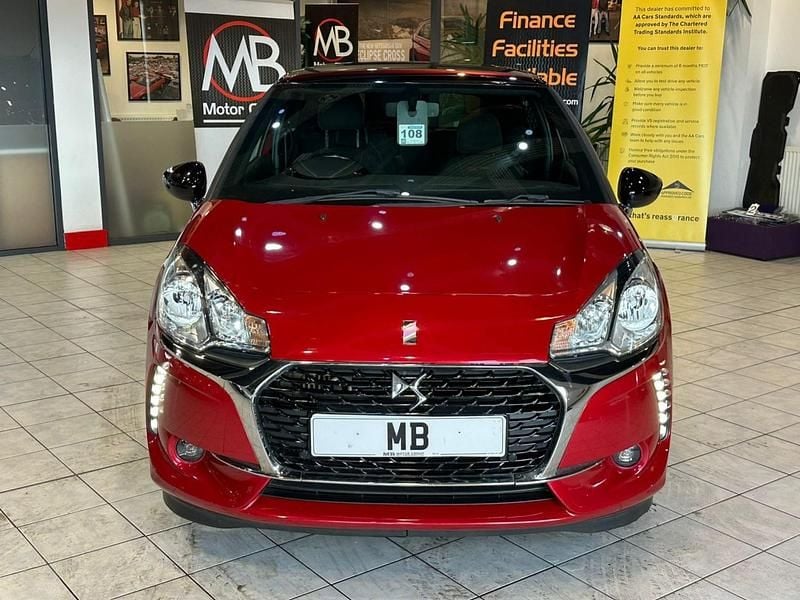 Used DS Automobiles DS3 Performance 110 HP (80 kW) 2017 Red Hatchback