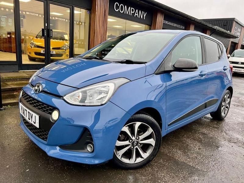 Used Hyundai i10 Premium SE 2017 Blue Hatchback