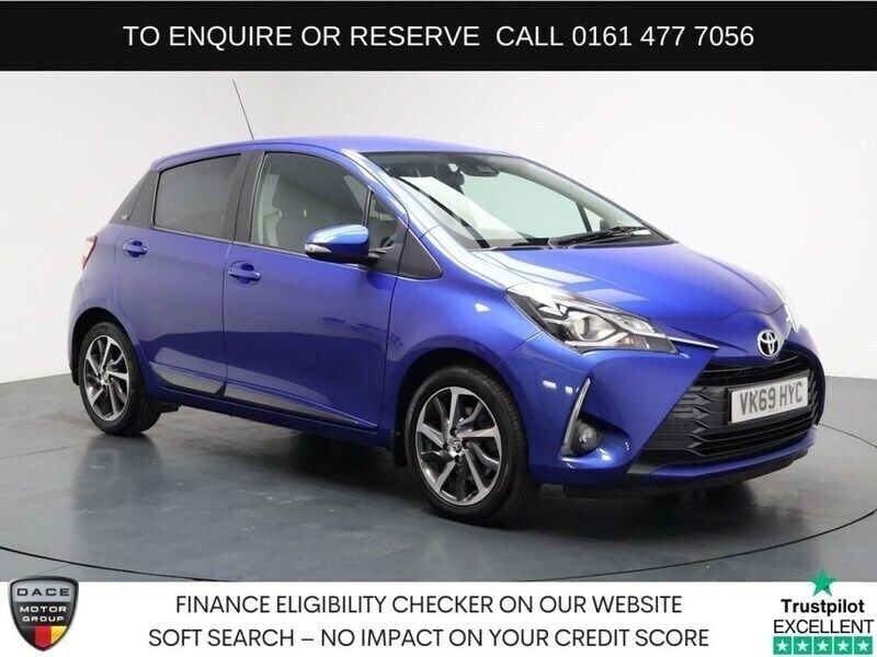 Blue Used 2019 Toyota Yaris Hatchback | £10,480 (Fair price) - Image 1/3