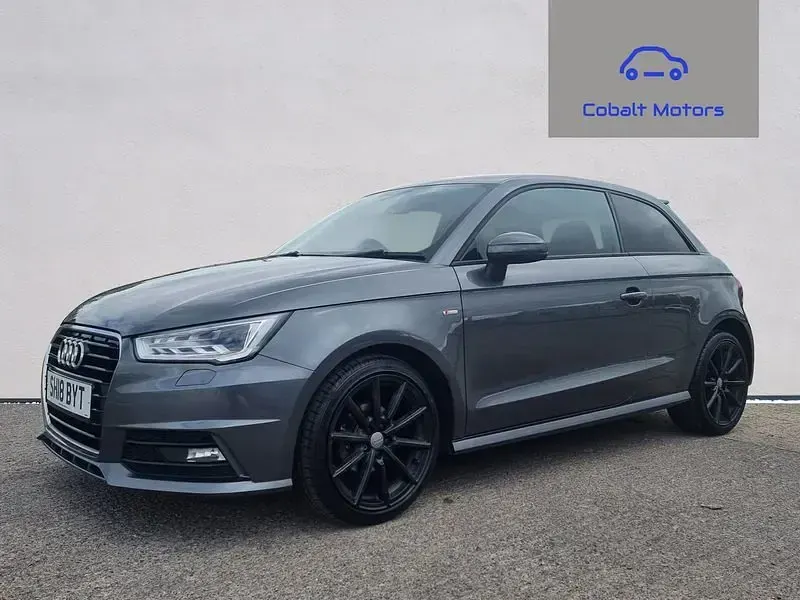 Used Audi A1 S-Line 95 HP (69 kW) 2018 Grey Hatchback