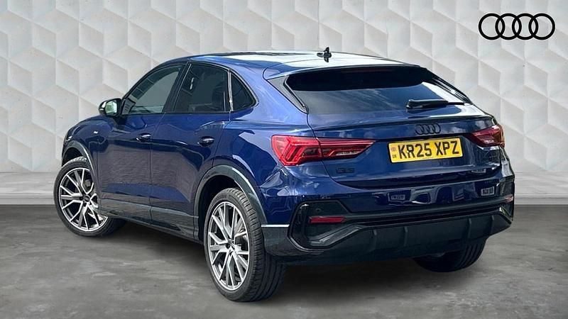 Used Audi Q3 Sportback Black Edition 150 HP (110 kW) 2025 Navarra blue SUV