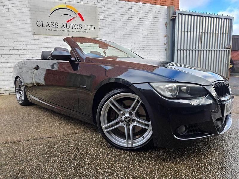 Black Used 2009 BMW 335 Cabriolet M Sport Cabriolet | £7,822 (A bit pricey) - Image 1/3