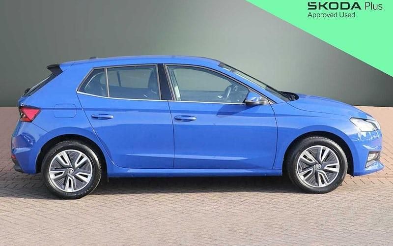 Used Skoda Fabia SE L 110 HP (80 kW) 2023 Blue Hatchback