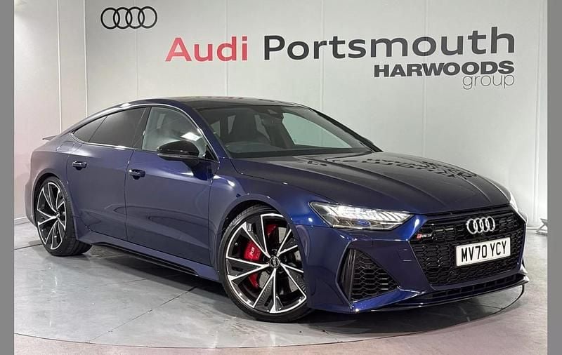 Blue Used 2020 Audi RS7 Design Hatchback | £62,440 (Good price) - Image 1/4