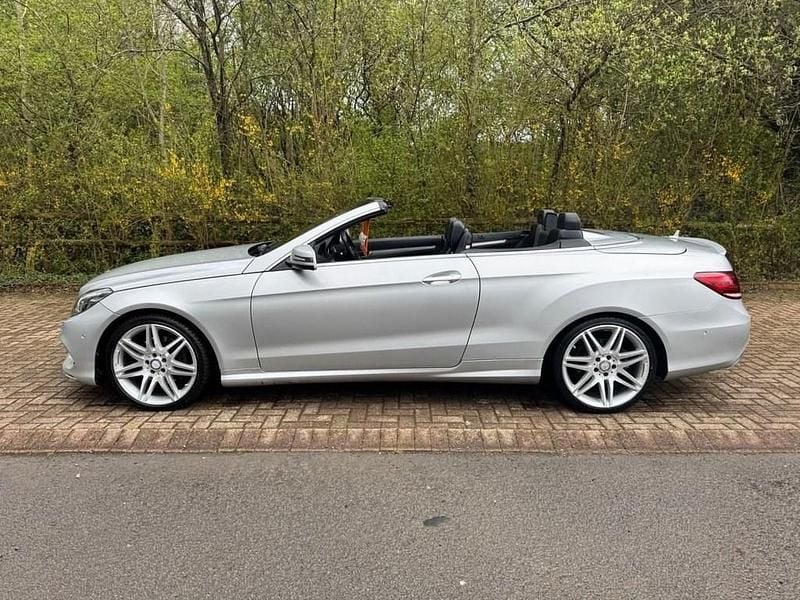 Used Mercedes E220 AMG line 2016 Silver Cabriolet