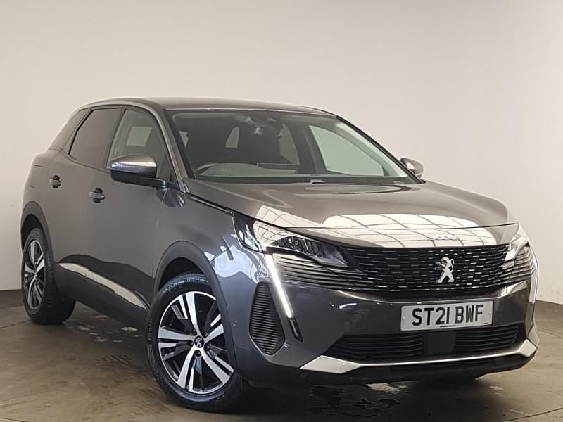 Grey Used 2021 Peugeot 3008 Allure SUV | £15,498 (Fair price) - Image 1/4