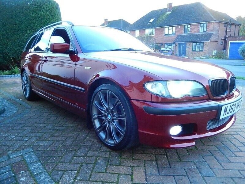 Used BMW 330 Sport Line 204 HP (150 kW) 2003 Ruby red 2 [individual] Estate