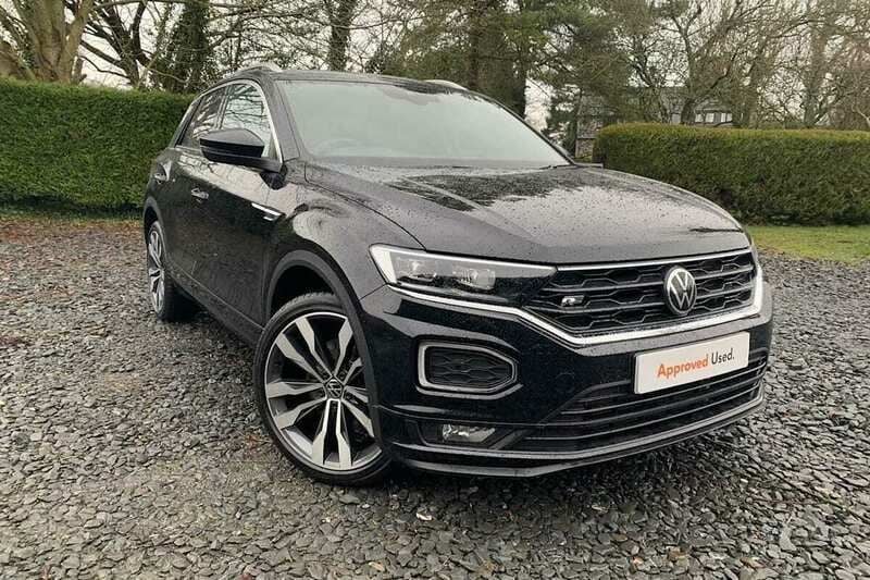 Used VW T-Roc R-line 150 HP (110 kW) 2021 Black SUV