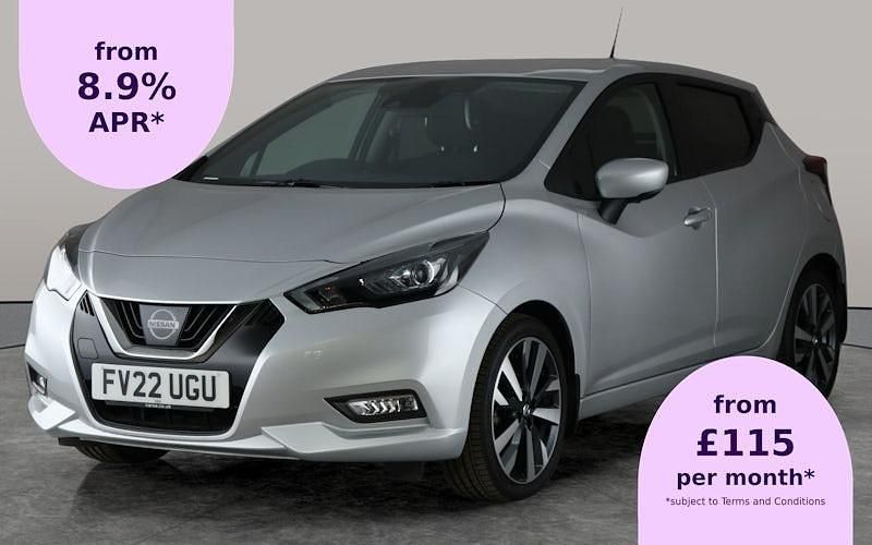 Silver Used 2022 Nissan Micra S Hatchback | £9,619 (Fair price) - Image 1/3