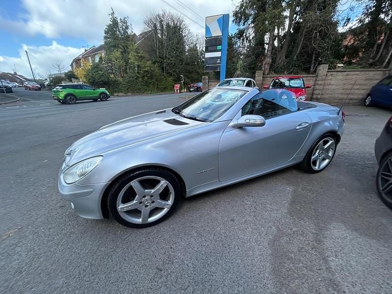 Used Mercedes SLK200 2008 Metallic silver Cabriolet