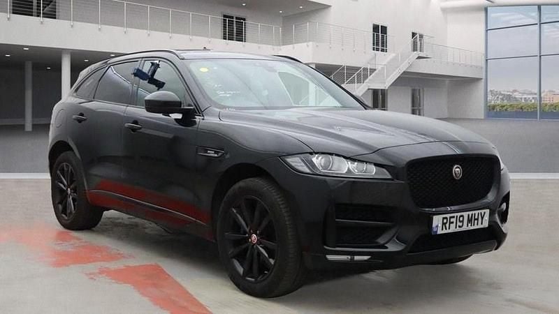 Black Used 2019 Jaguar F-Pace R-Sport SUV | £19,699 (Fair price) - Image 1/4