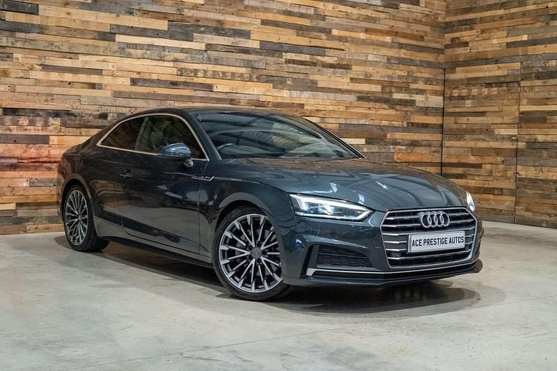 Grey Used 2017 Audi A5 S-Line Coupe | £12,895 (Fair price) - Image 1/4