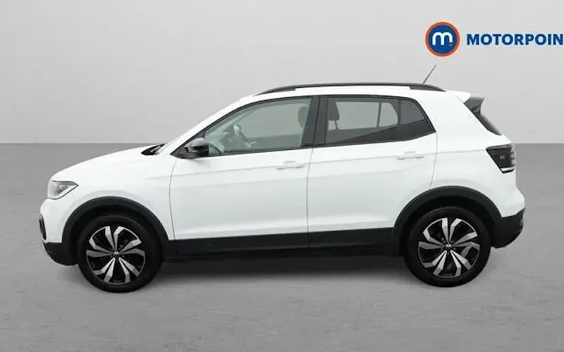 Used VW T-Cross Black Edition 110 HP (80 kW) 2024 White SUV