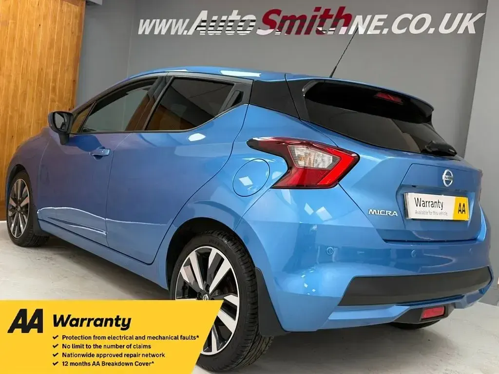 Used Nissan Micra S 90 HP (66 kW) 2017 Blue Hatchback