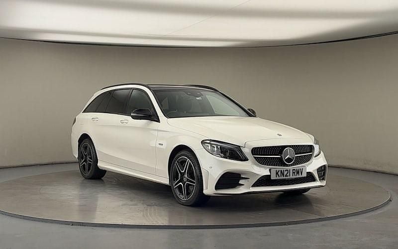 Used 2021 Mercedes C300e AMG line Estate | £24,400 (Fair price) - Image 1/4
