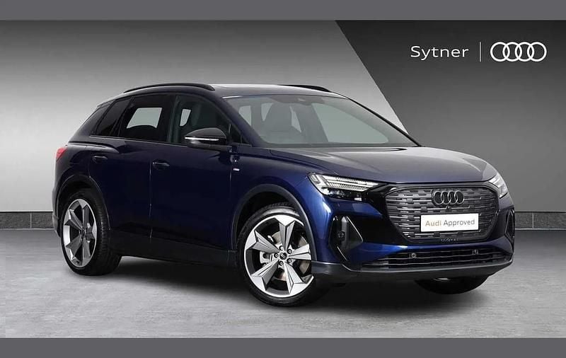 Blue Used 2025 Audi Q4 e-tron Black Edition SUV | £45,000 (Expensive) - Image 1/4