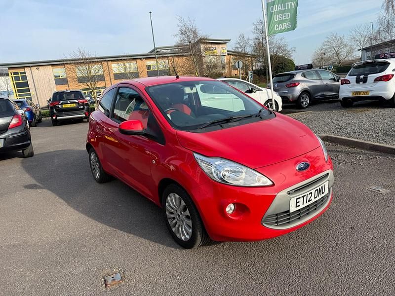 Used Ford Ka Zetec 69 HP (50 kW) 2012 Red Hatchback