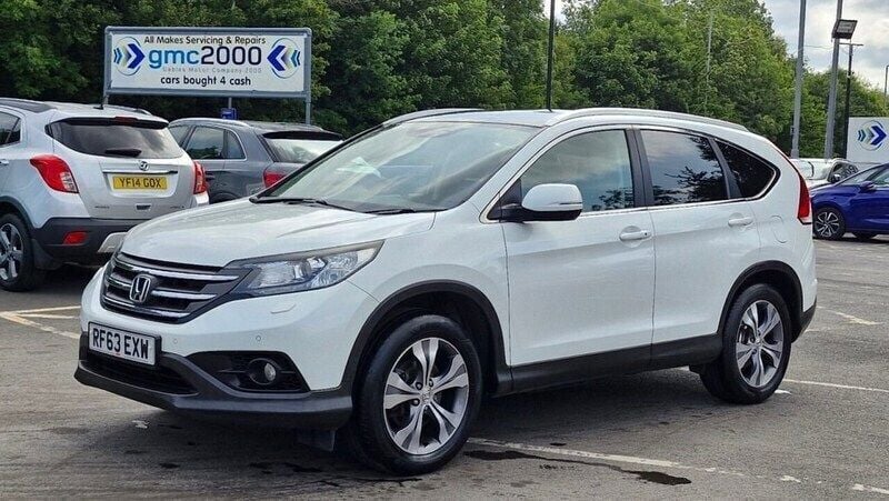 White Used 2014 Honda CR-V EX SUV | £6,195 (Fair price) - Image 1/4