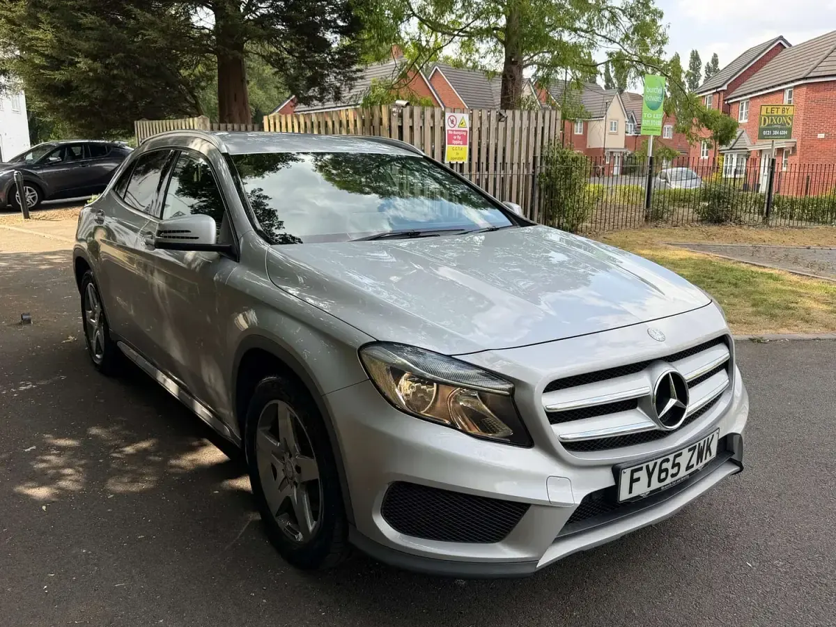 Used Mercedes GLA220 AMG line 177 HP (130 kW) 2015 Silver SUV