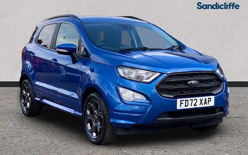 Used Ford Ecosport ST-Line 125 HP (91 kW) 2022 Desert island blue (premium paint) SUV