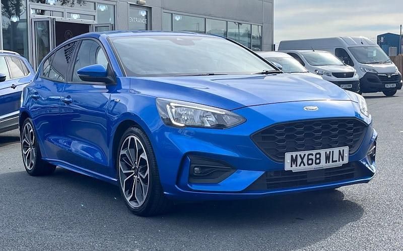 Blue Used 2019 Ford Focus ST-Line X Hatchback | £11,995 (Fair price) - Image 1/4
