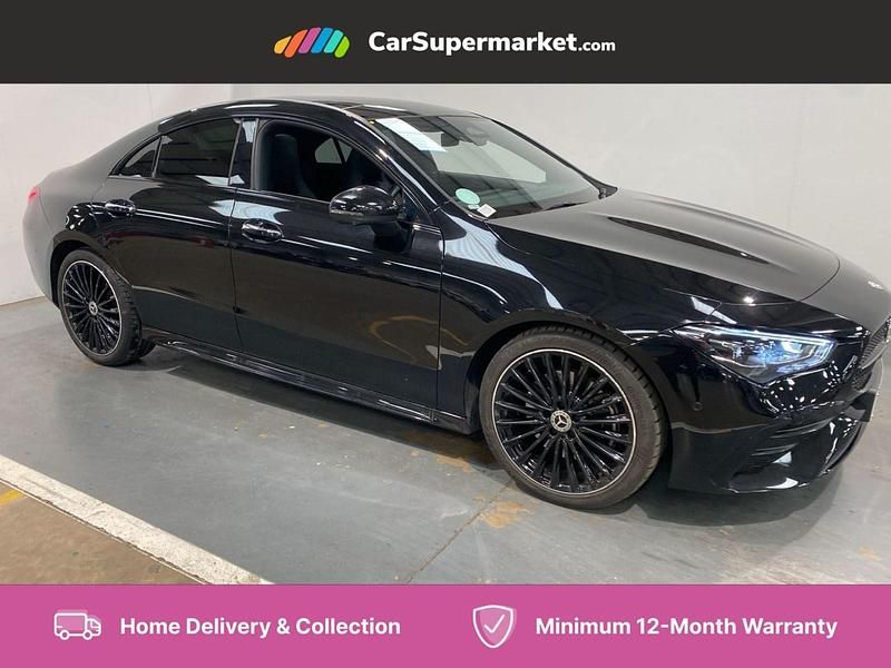Black Used 2023 Mercedes CLA200 AMG Line Premium Plus Coupe | £28,197 (Fair price) - Image 1/4