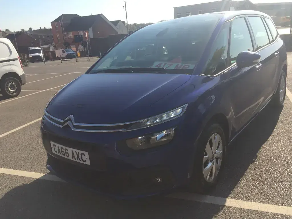 Gebraucht Citroën Grand C4 Picasso Touch 100 PS (73 kW) 2017 Blau Van / Kleinbus