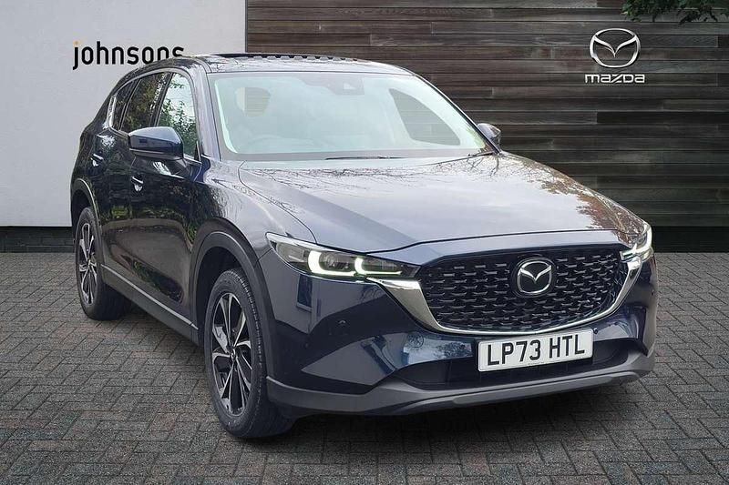 Blue Used 2024 Mazda CX-5 Exclusive-Line SUV | £21,866 (Fair price) - Image 1/4