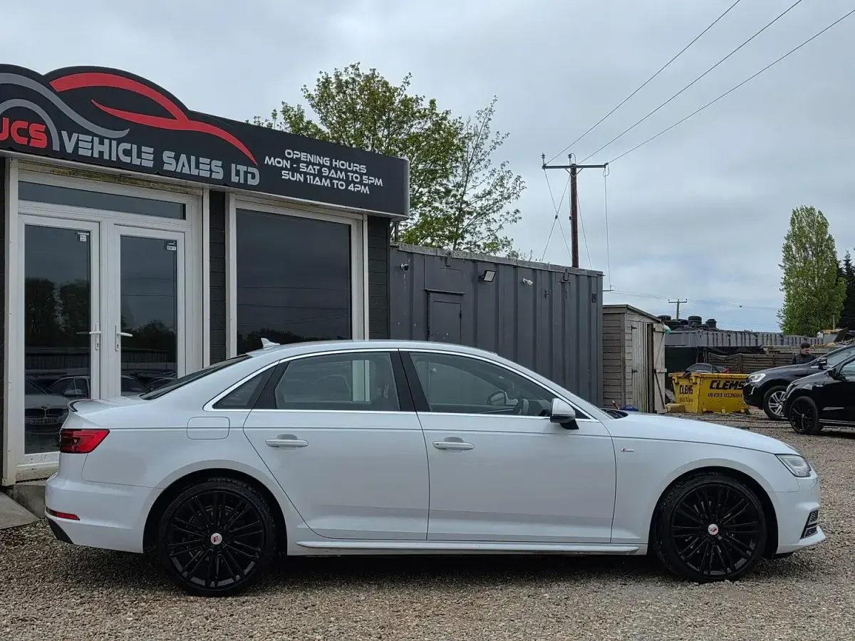 Used Audi A4 S-Line 2017 White Sedan
