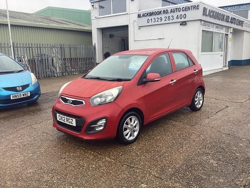 Used Kia Picanto 84 HP (61 kW) 2012 Red Hatchback
